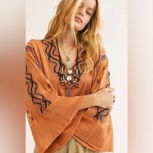 Free People Cross County Blouse